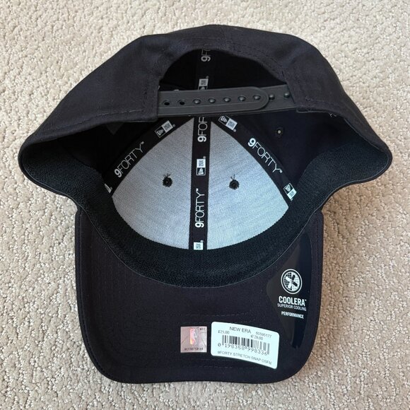 New Era Boston Celtics 9FORTY Black Stretch Snapback Adjustable Hat Cap OSFM NWT - Picture 4 of 6